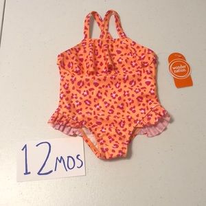 Wonder Nation Girl’s Swim Suit 12 Months